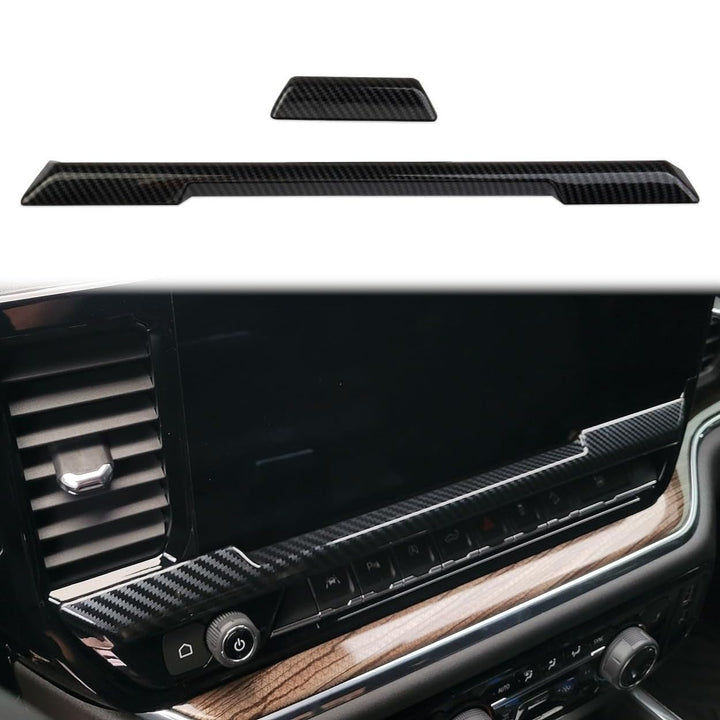 Fewshaw front panel packaging showing carbon fiber grain and ready-to-install benefit