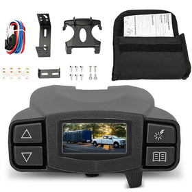Fexhull 90195 front panel LCD showing settings for easy verification