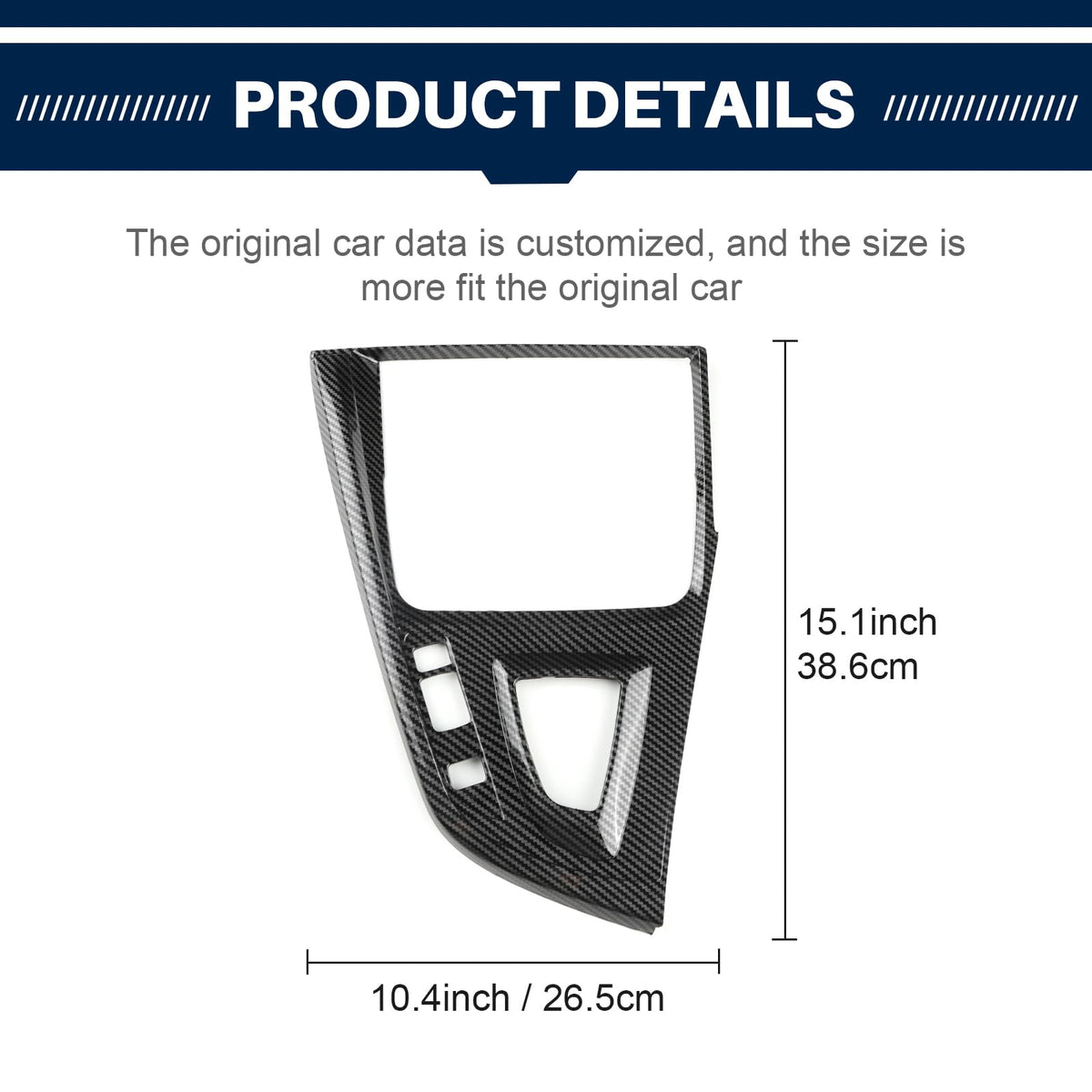 FEXIDA side profile demonstrating precise fitment against console edges