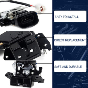 FEXON actuator installed in a Sequoia tailgate demonstrating restored lock function benefit
