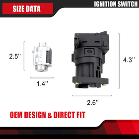 FEXON ignition installed in steering column, demonstrates simple vehicle replacement benefit