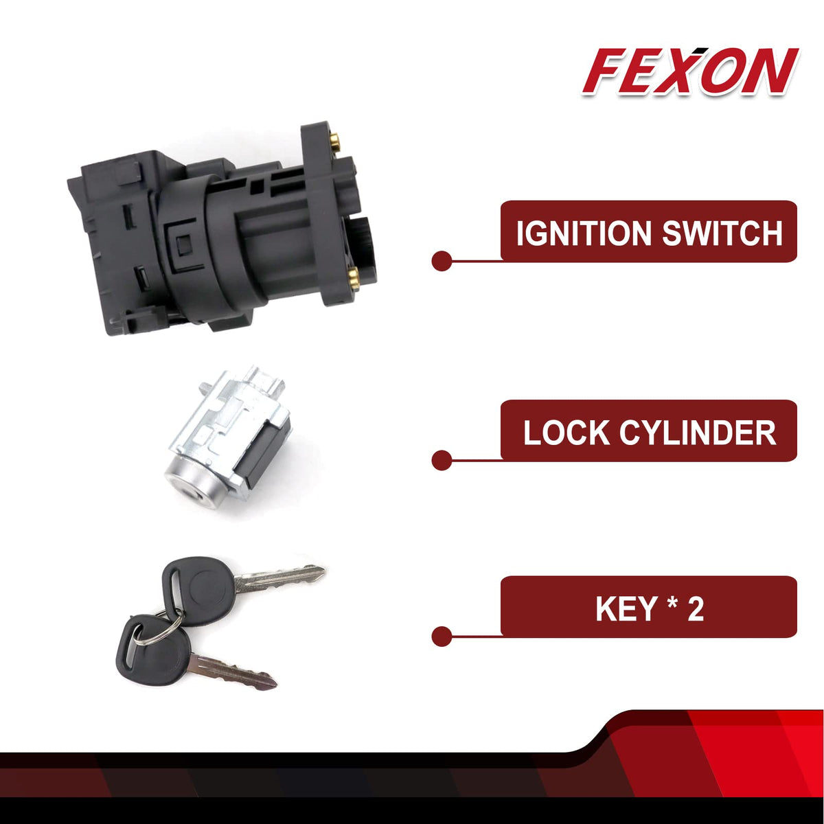 FEXON lock cylinder close-up highlighting durable tumblers for smoother key action