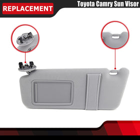 FEXON passenger-side visor installed showing accurate fit and improved interior appearance