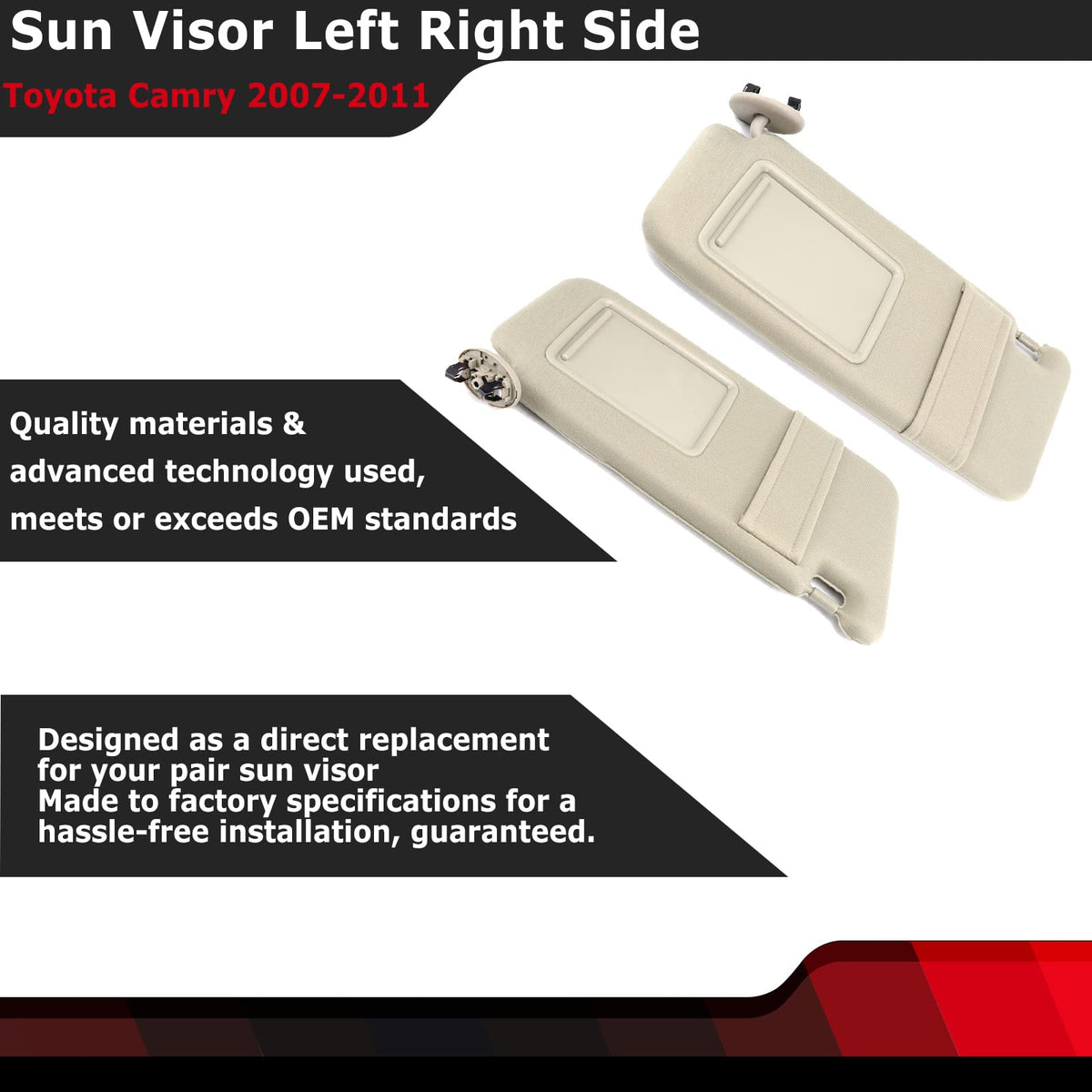 FEXON mounting clips and rear view demonstrating secure attachment benefit
