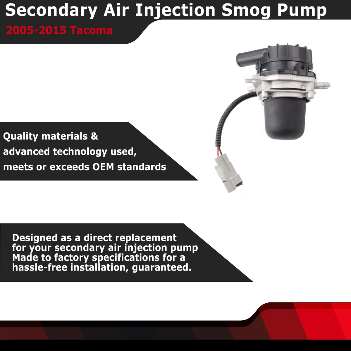 FEXON pump connection detail showing inlet and outlet ports for easy hookup