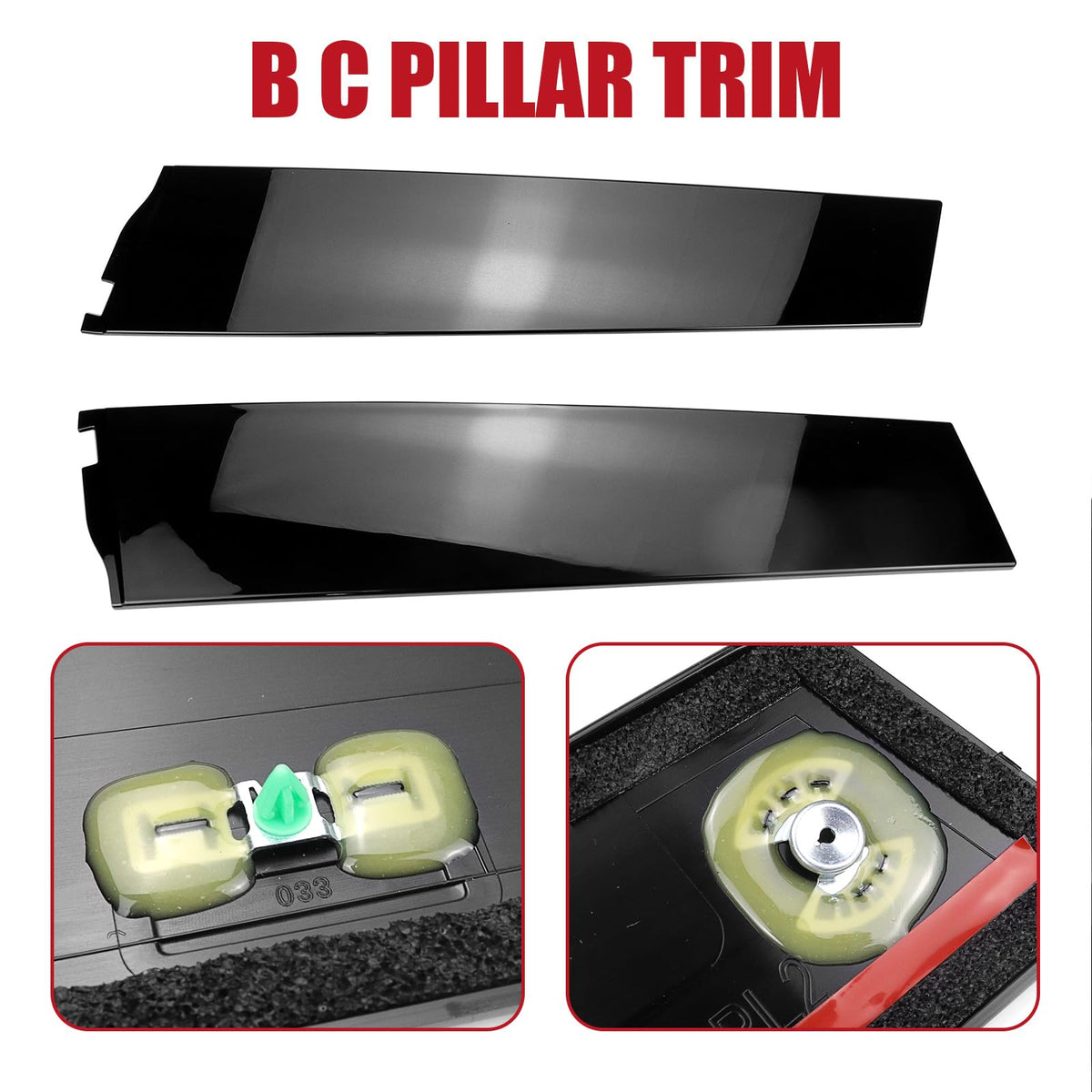 FEXON rear rearward pillar texture highlighting UV-resistant surface