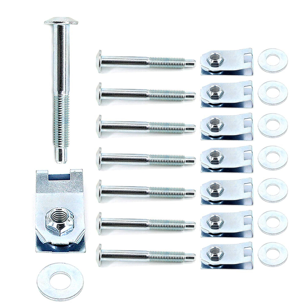FEXON washers and nuts neatly laid out highlighting complete kit for easier installation