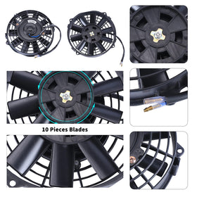 FGJQEFG included mounting brackets and tie straps demonstrating easy installation