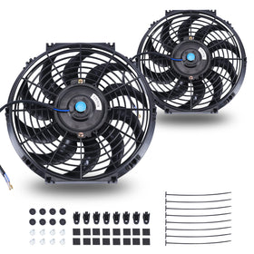 FGJQEFG front view dual fans showing coverage and airflow benefit