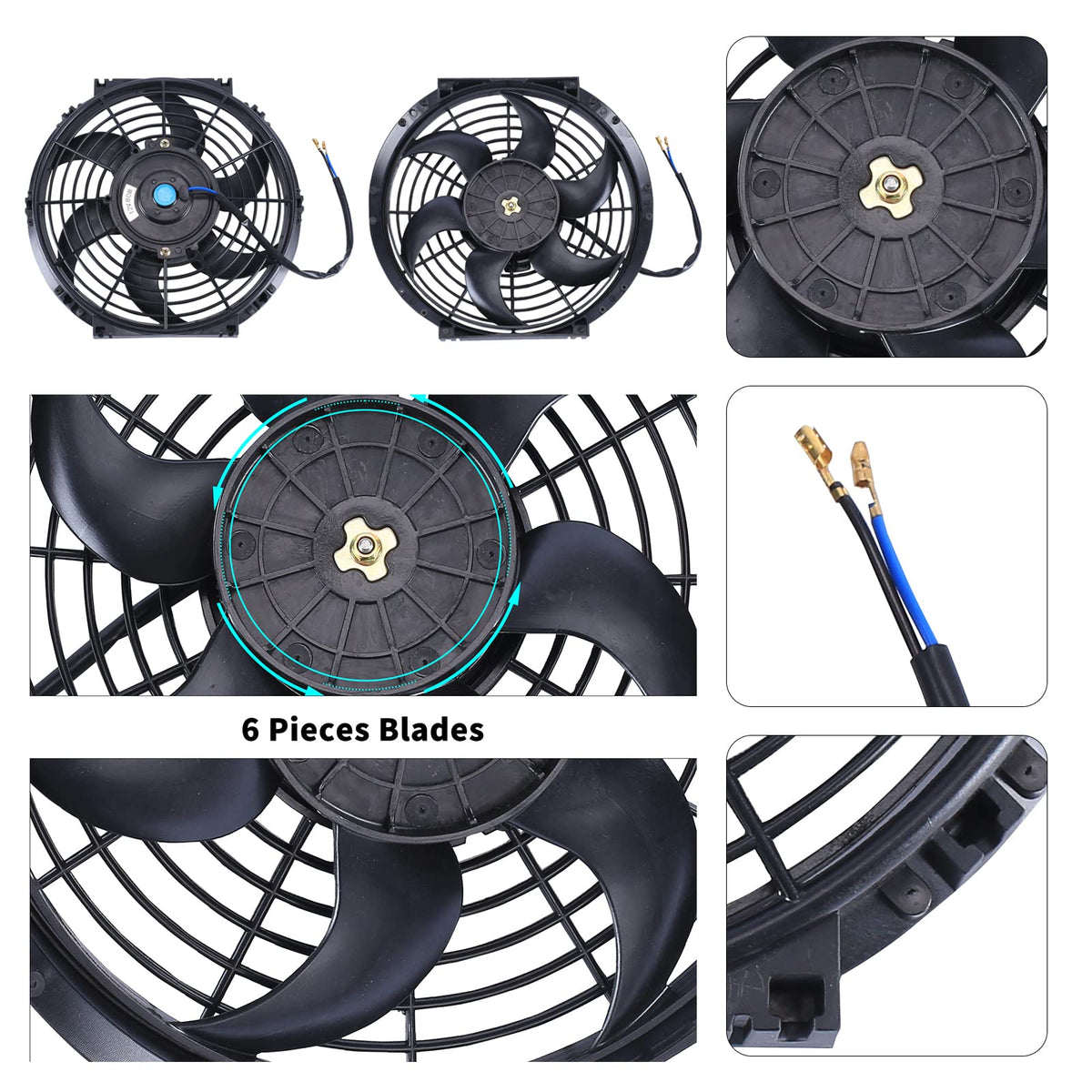 FGJQEFG mounting brackets and tie straps kit showing easy installation benefit