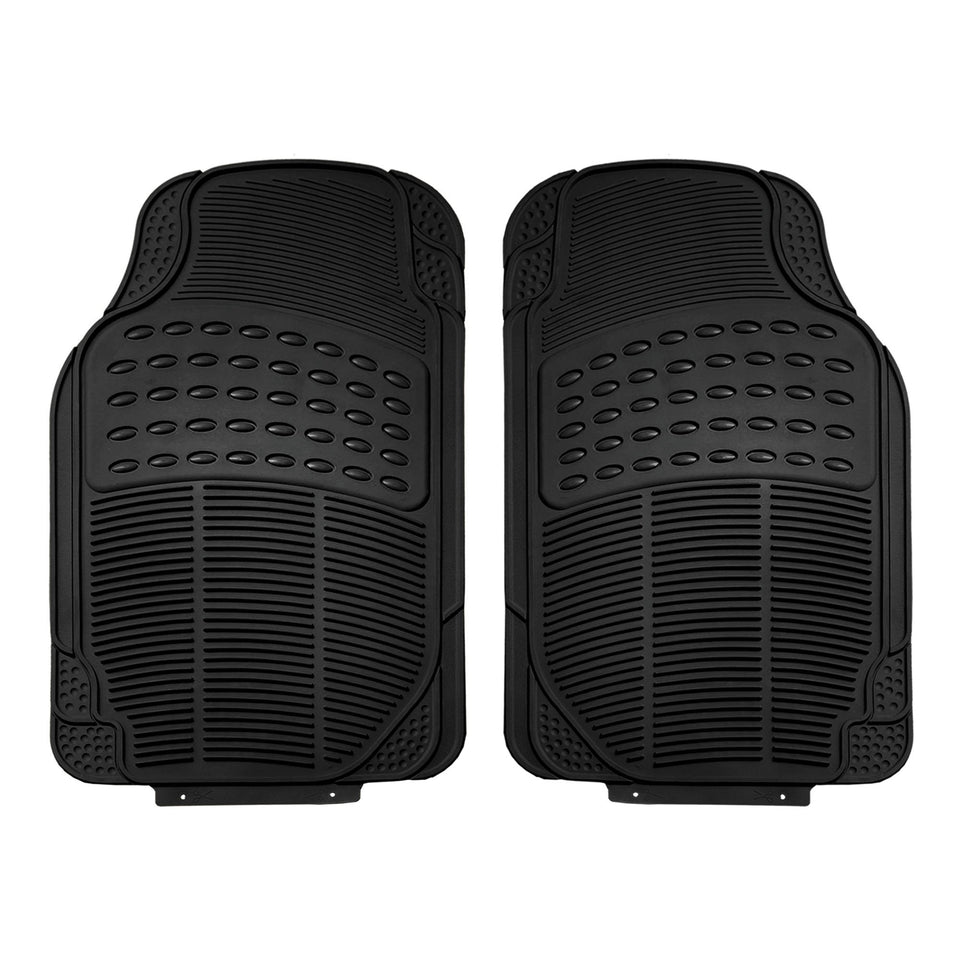 FH Group front set packaging showing two solid black mats and brand labeling