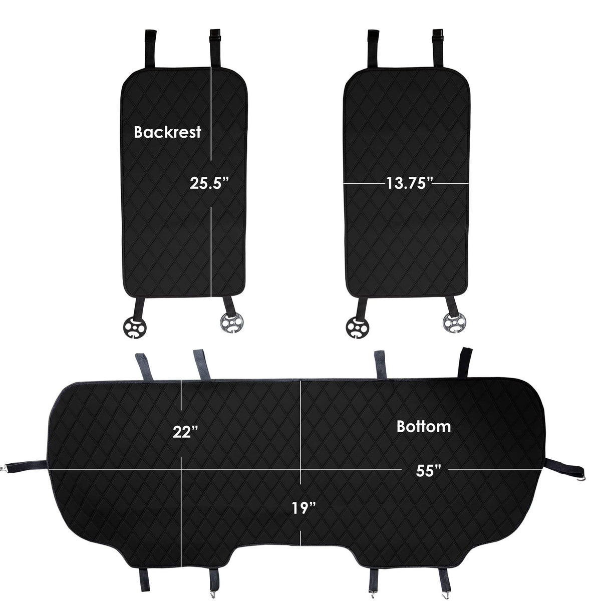 FH Group edge stitching and padding detail providing reinforced durability and comfort