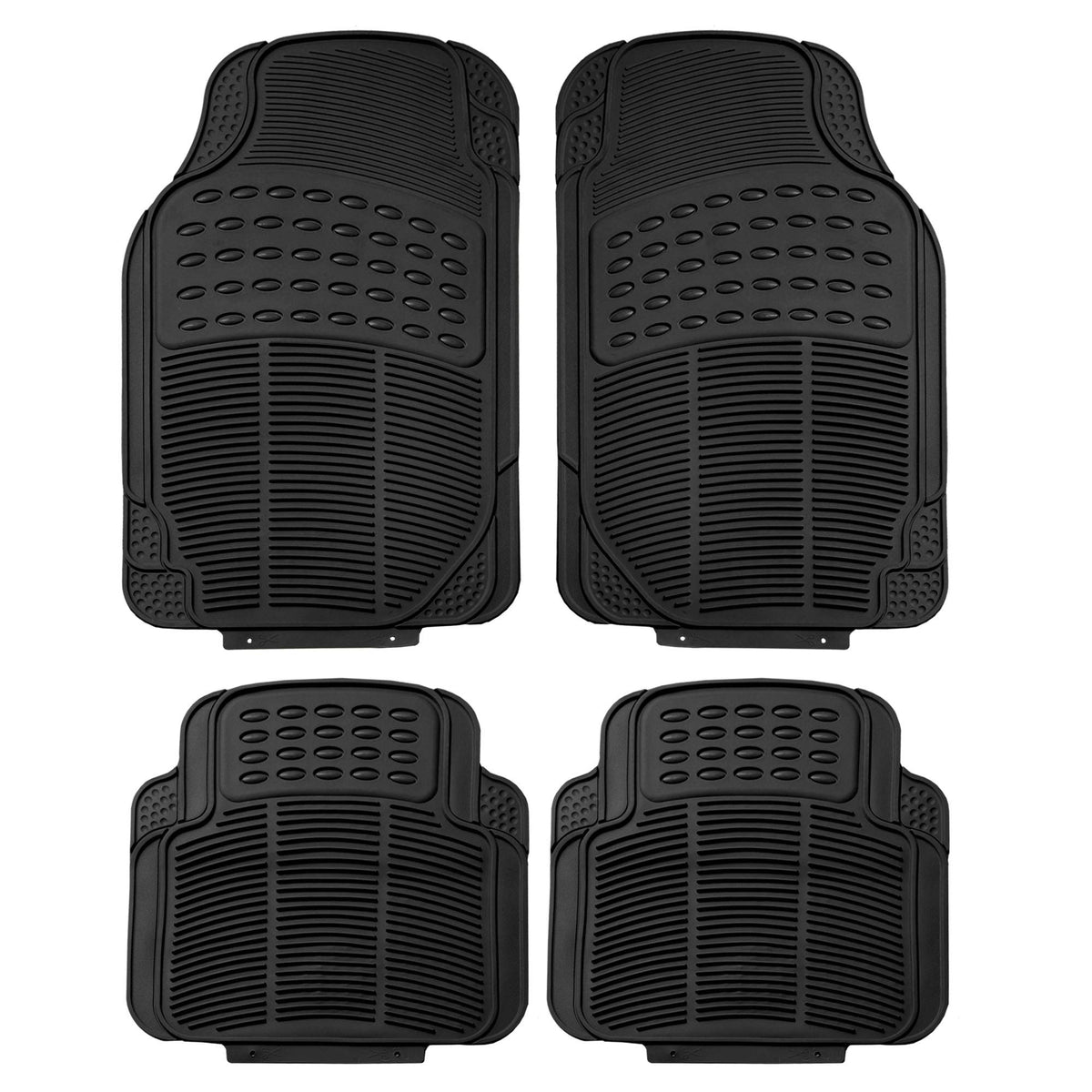 FH Group front driver and passenger mats installed showing full coverage and protection