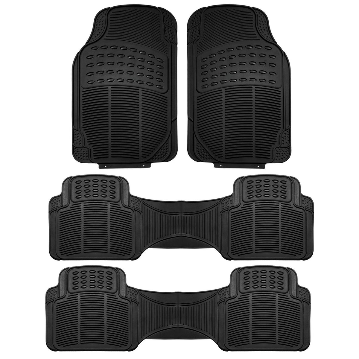 FH Group front row mats installed showing full coverage and containment benefit