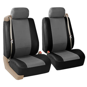 FH Group front seat covers front view showing fit and style benefit