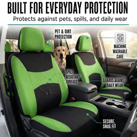 FH Group installation straps and hook-and-loop detail for secure fit