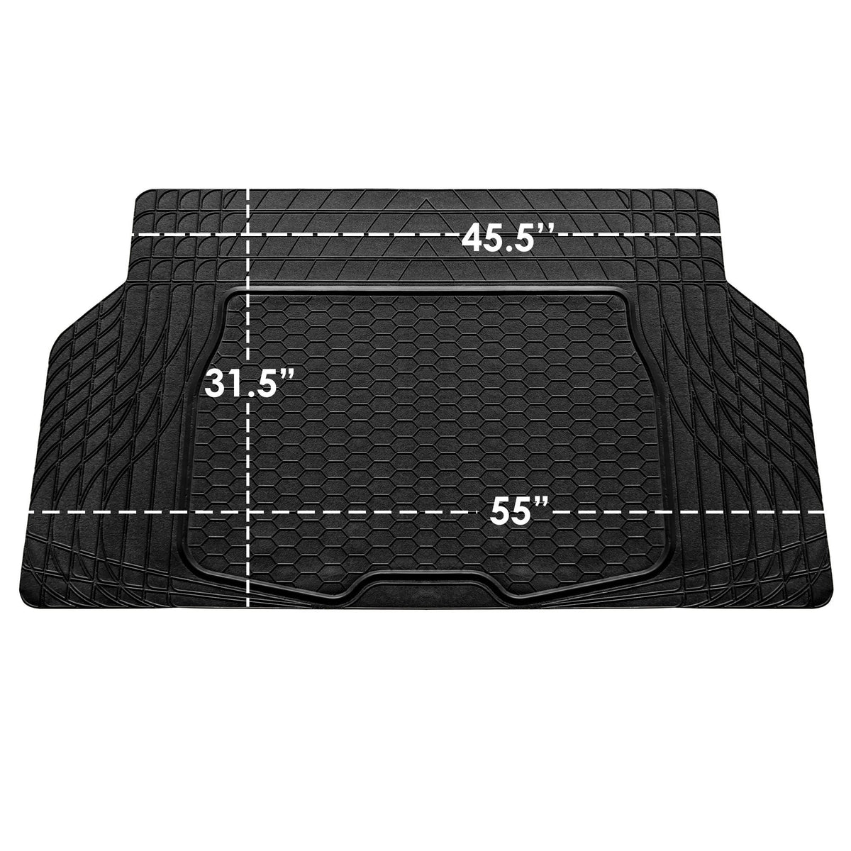 FH Group mat installed in trunk showing containment and protection benefit