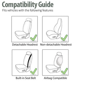 FH Group installed on front seat demonstrates neat fit and protection benefit