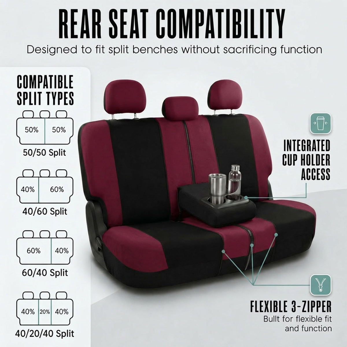 FH Group care label closeup highlighting machine-washable convenience