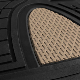 FH Group rear mat close-up ridges trapping dirt and water