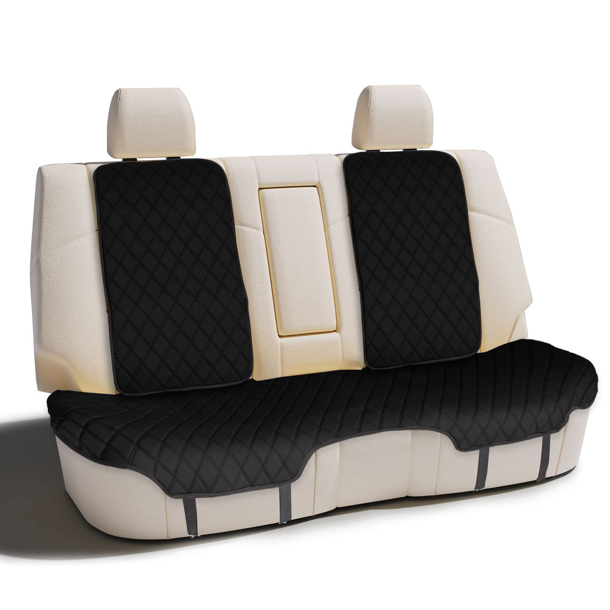 FH Group front view of rear seat cushion showing full coverage and sleek look