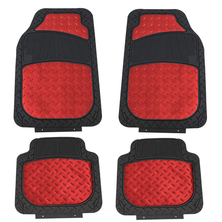 FH Group front set of rubber floor mats protecting cabin floors