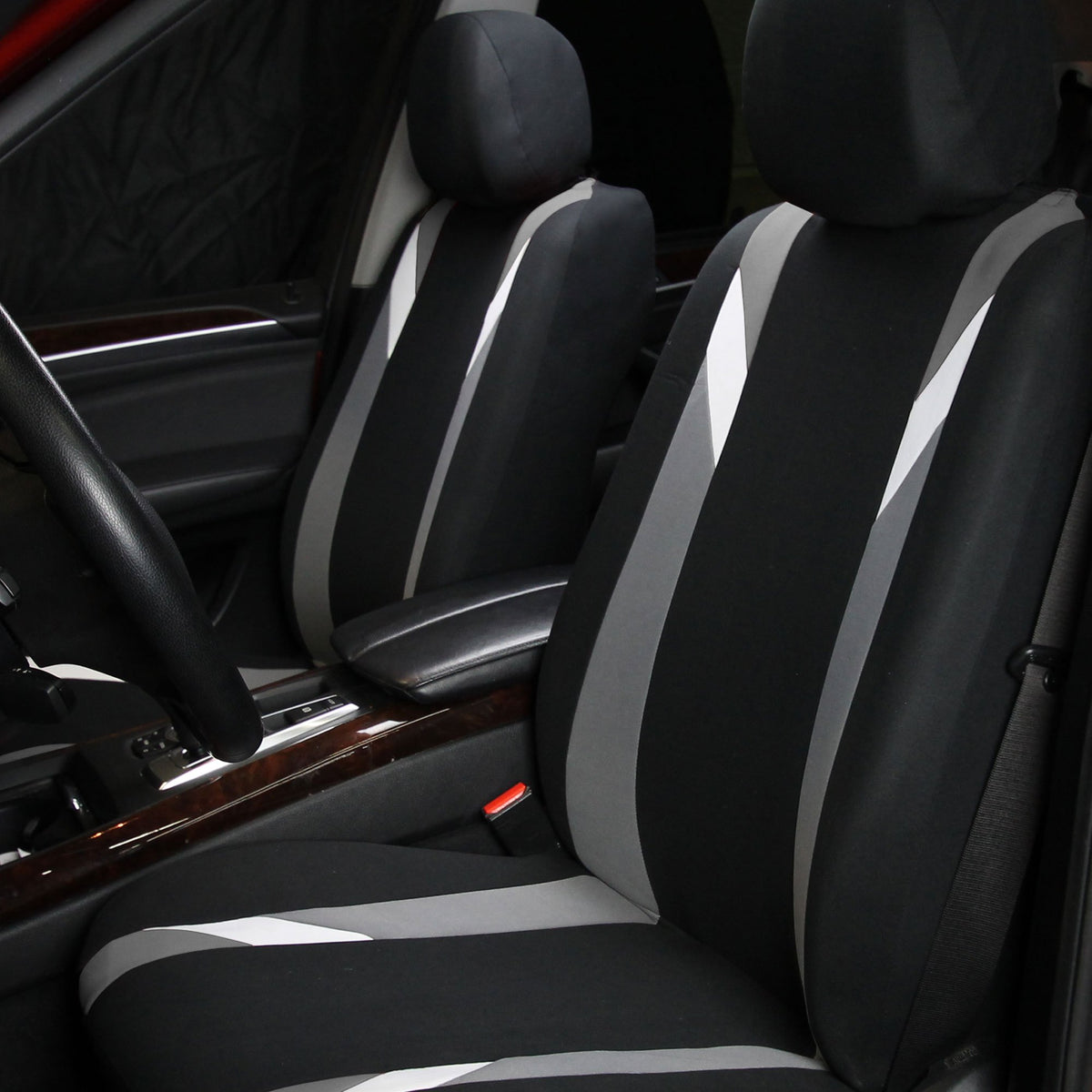 FH Group seat back map pocket showing convenient storage access