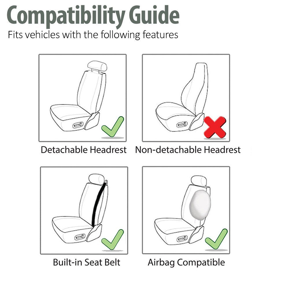 FH Group seat back storage pocket detail showing organization benefit