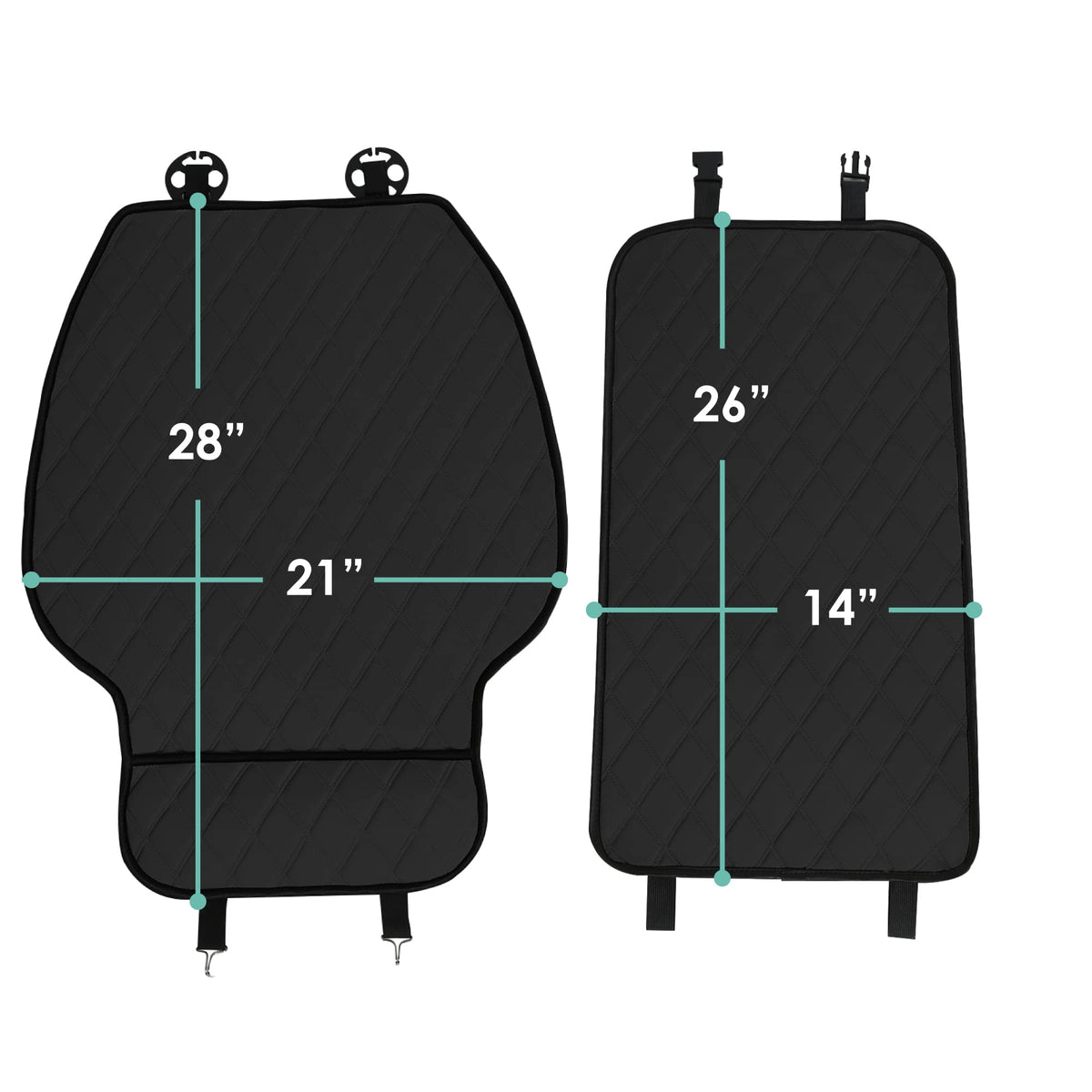 FH Group seat bottom straps and hardware displayed for easy installation