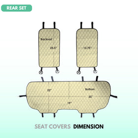 FH Group seat cushion protecting seat with pet aboard benefit