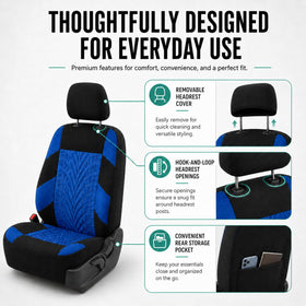 FH Group seat pocket detail for organized storage convenience