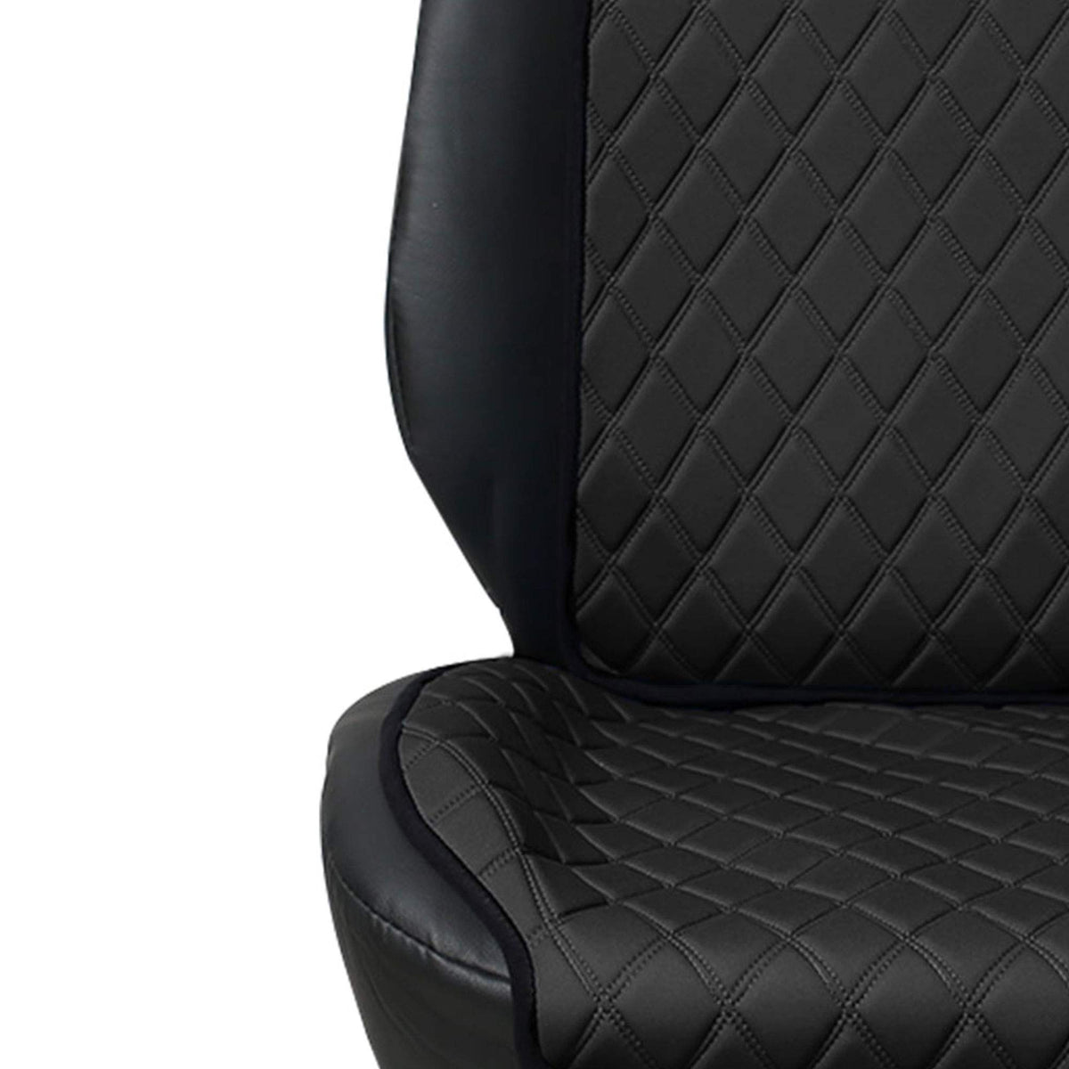FH Group close-up of side stitching showing airbag compatibility for safety