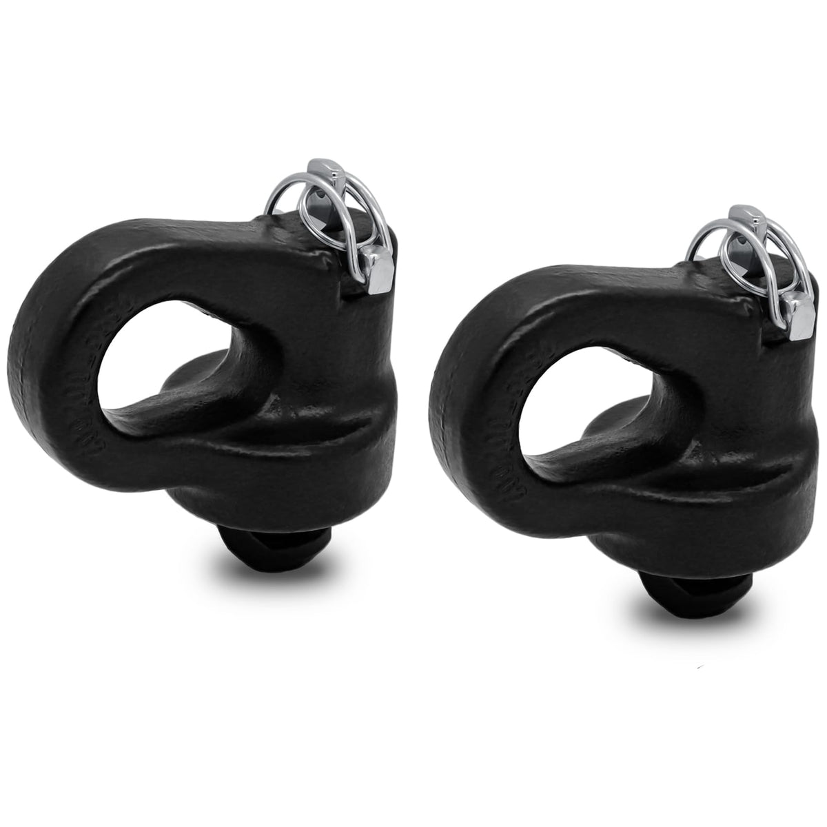 FHRHRY front view of puck system gooseneck chain anchors showing fit and OEM style