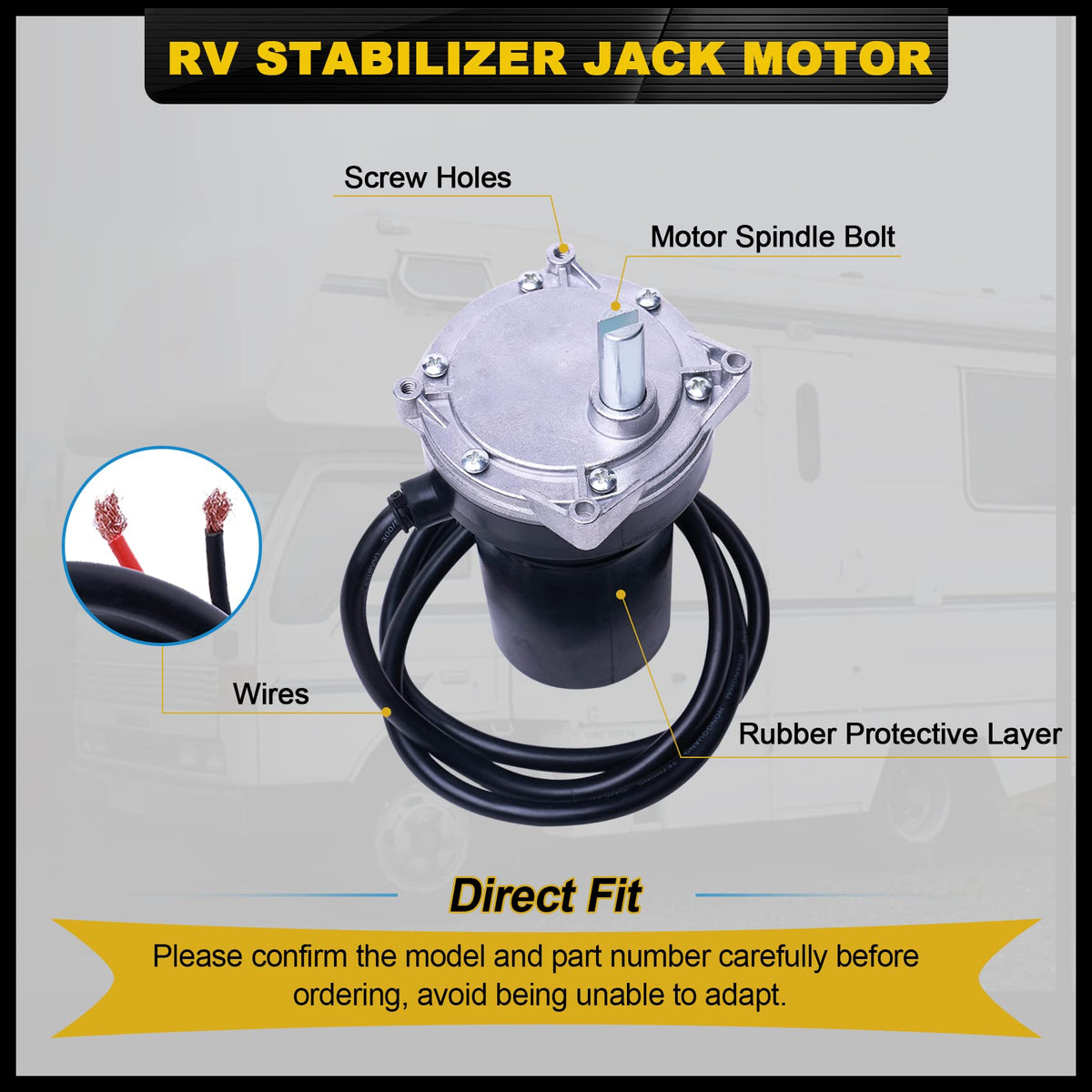 FHRHRY label and stamped part numbers verifying compatibility and traceability