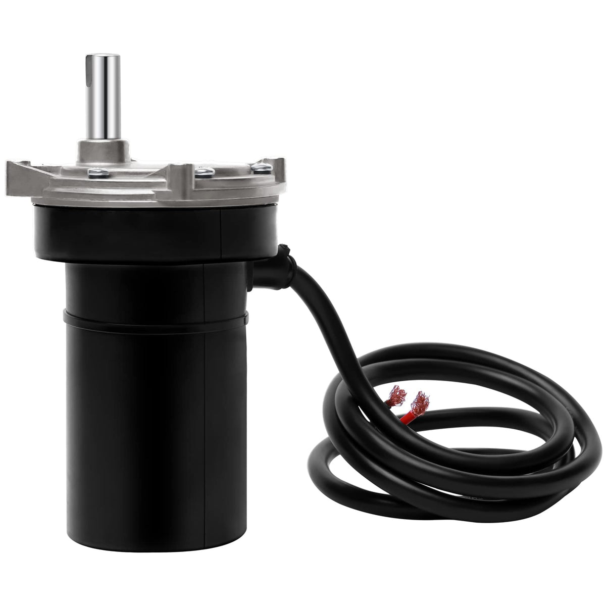 FHRHRY motor installed on camper rear stabilizer jack delivering stable leveling