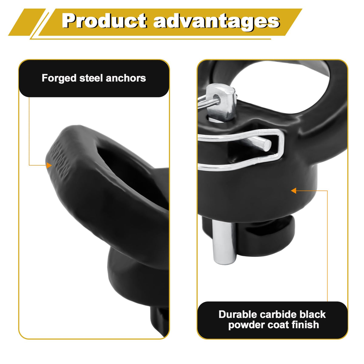 FHRHRY anchor held in hand for scale showing compact, heavy-duty benefit