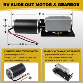 FHRHRY size comparison with ruler showing compact OEM-matching dimensions