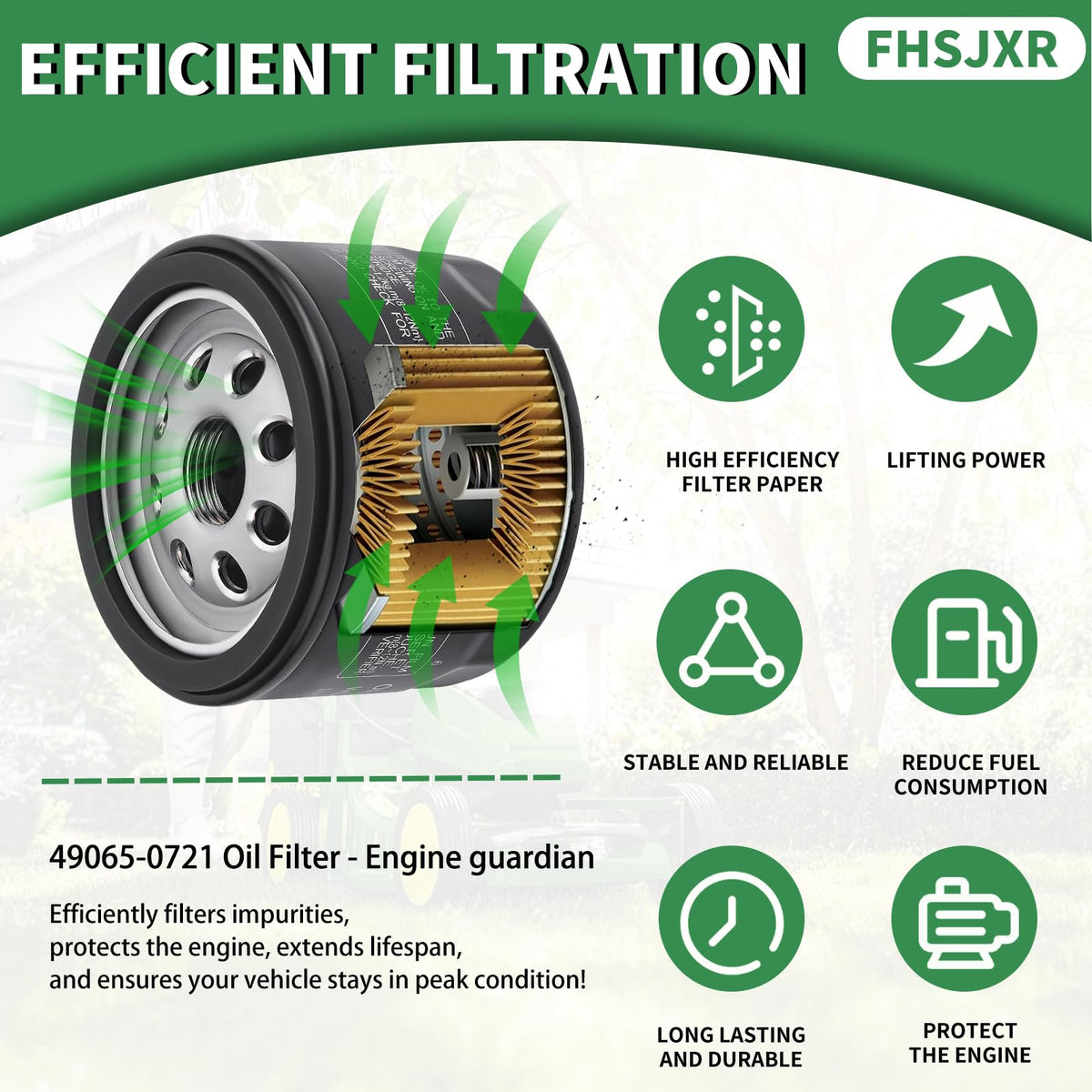 FHSJXR threaded base and rubber seal detail ensuring leak-free fit