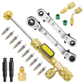 FHTDW front view of full tool set showing compact kit and organized layout