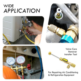 FHTDW technician servicing a mini-split showing faster refrigerant-safe repairs