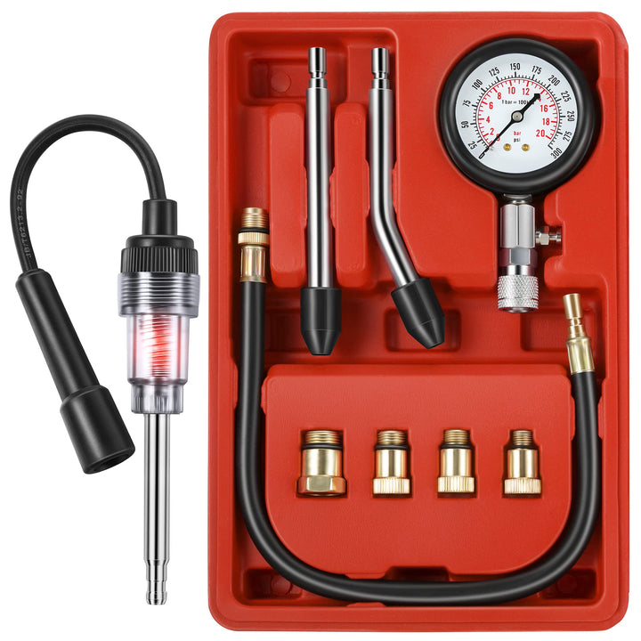 Fiada front case and gauge showing organized kit for quick transport