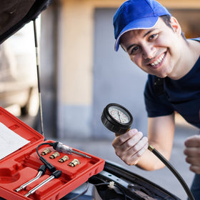 Fiada kit in open ABS case keeping tools secure and ready