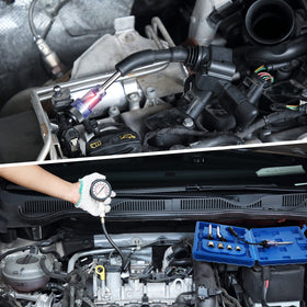 Fiada kit in engine bay demonstrating in-use diagnostics and reach