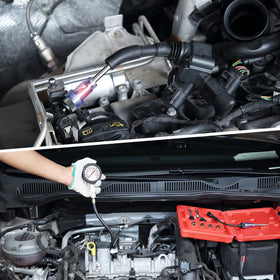 Fiada used in garage on engine showing practical roadside diagnostics