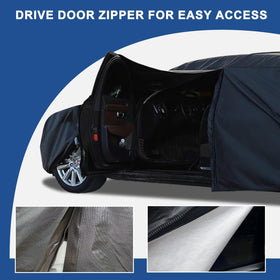 fiafllpu adjustable strap and metal hook securing cover against strong winds