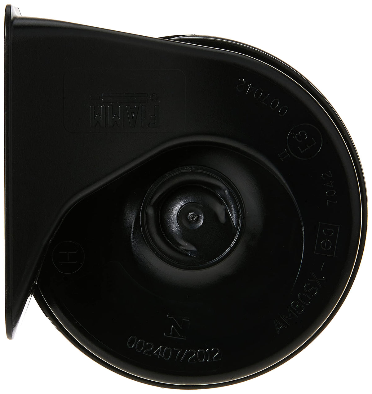 FIAMM Freeway Blaster close-up of ABS projector and steel housing highlighting durable construction