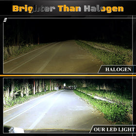 FICOLPO nighttime visibility demo showing improved road edge illumination