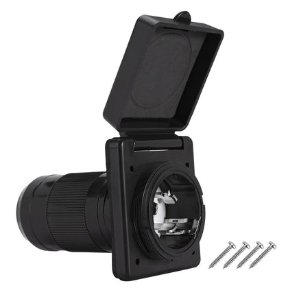 Ficstar front inlet face showing secure twist-lock connection benefit