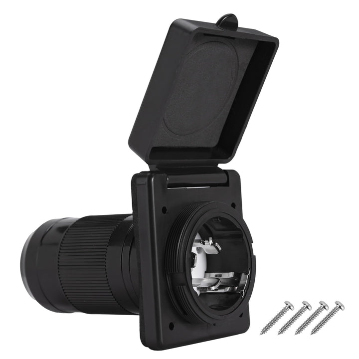 Ficstar front inlet face showing secure twist-lock connection benefit