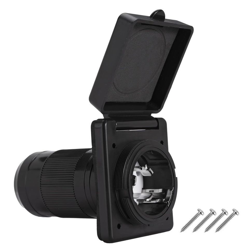 Ficstar front inlet face showing secure twist-lock connection benefit